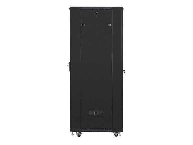 Szafa stojąca rack 19" 37U 600x800mm czarna (drzwi przednie performowane) Lanberg - obrazek 3