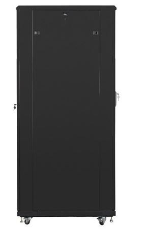 Szafa stojąca rack 19" 42U 800x1000mm czarna (drzwi przednie perforowane) Lanberg - obrazek 2