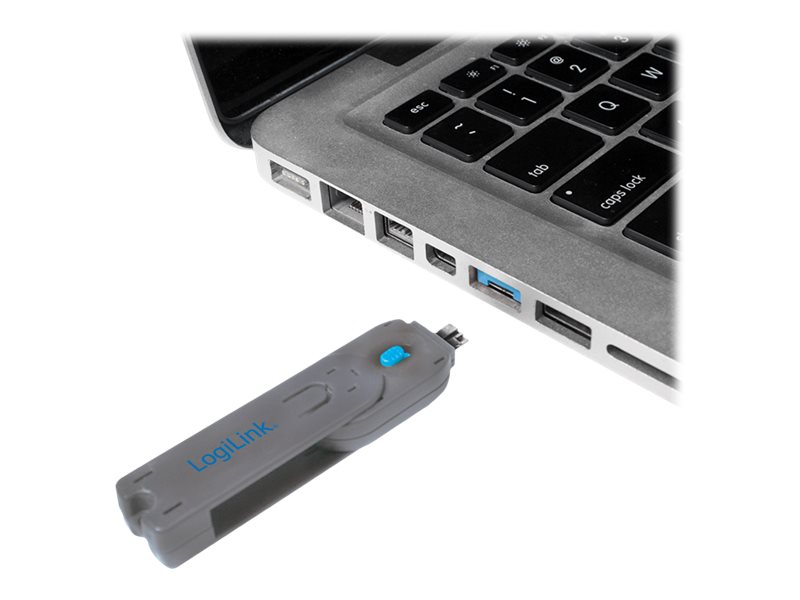 Blokada portu USB LogiLink 4 szt. z kluczem - obrazek 3
