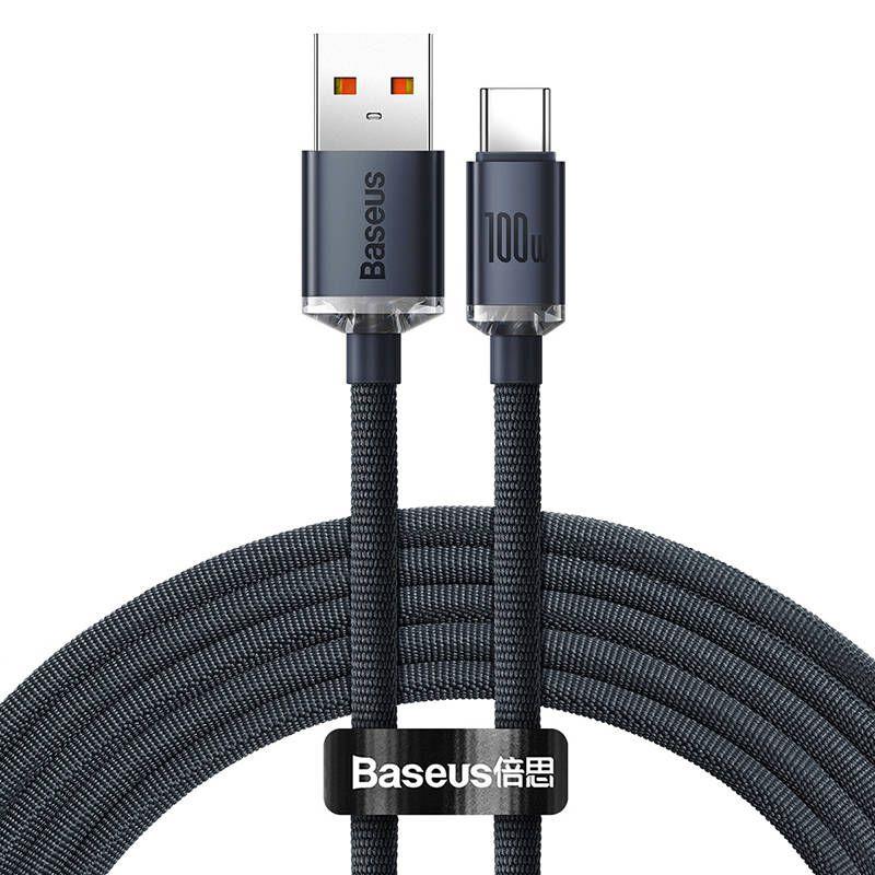 Kabel USB Type-C na USB-A 1.2 m Baseus 100W Czarny