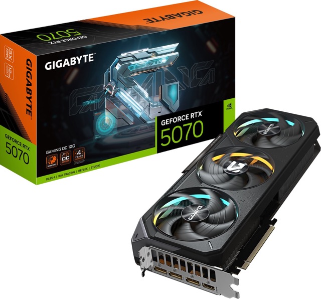 GeForce RTX 5070 12GB Gigabyte Gaming OC