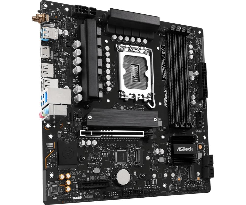 Płyta Socket LGA1851 ASRock B860M Pro-A WiFi - obrazek 4
