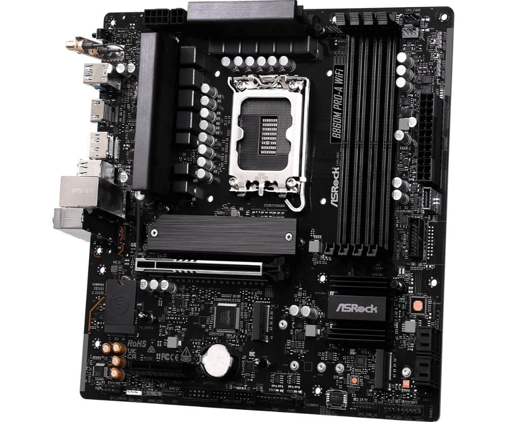 Płyta Socket LGA1851 ASRock B860M Pro-A WiFi - obrazek 3