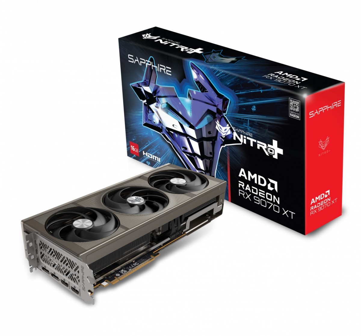 Radeon RX 9070 XT  16GB  Sapphire  Nitro+ Gaming OC