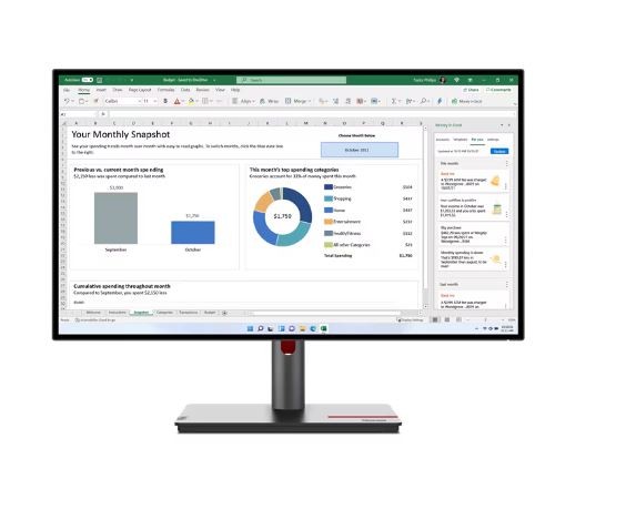 Monitor 27" Lenovo ThinkVision P27h-30