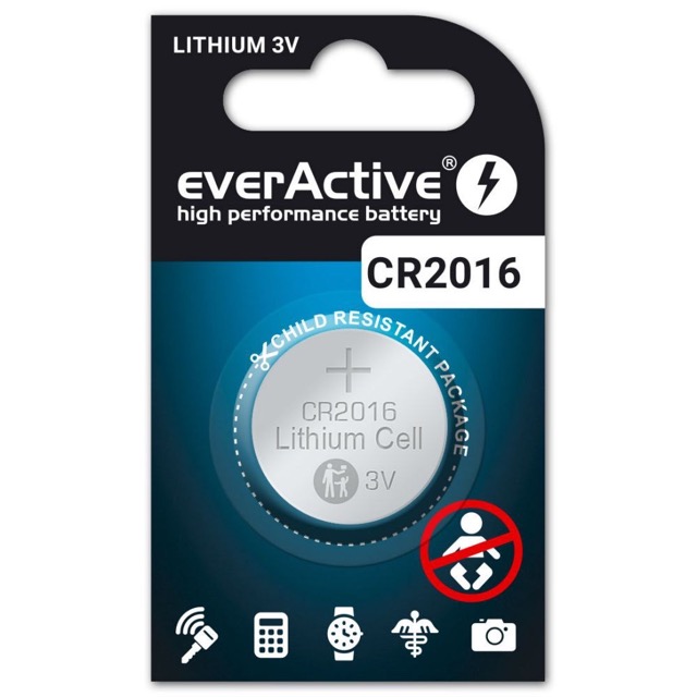 Bateria CR2016 1 szt. everActive