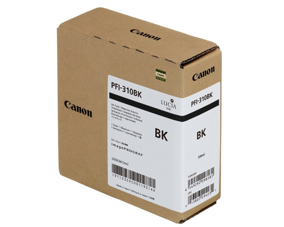 Tusz Canon PFI-310BK Black 330 ml