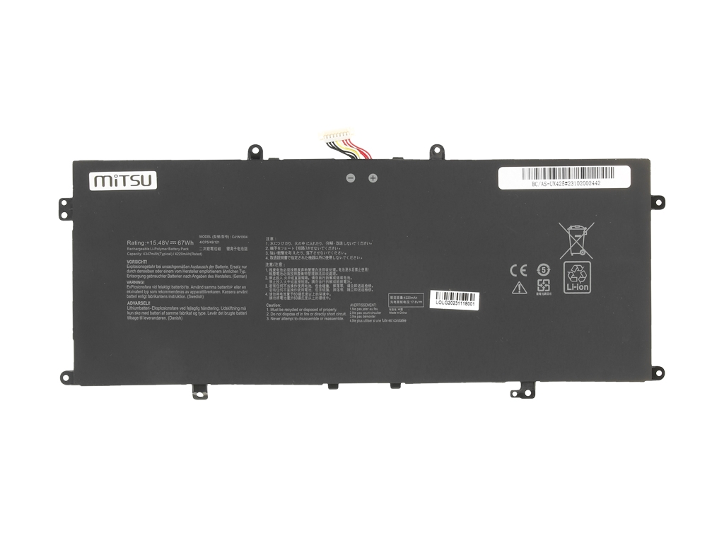 Bateria do laptopa Asus Zenbook UX325EA; UX425EA 15.48 V 4347 mAh - obrazek 3