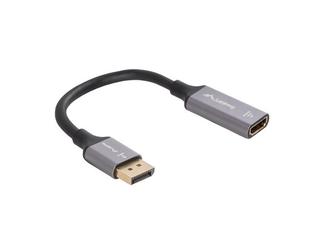 Adapter DisplayPort męski na HDMI żeński 8K Lanberg - obrazek 3