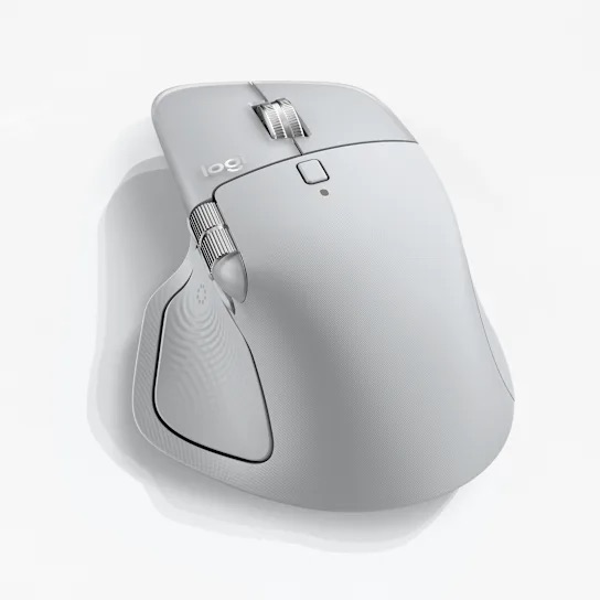 Mysz bezprzewodowa Logitech MX Master 4 Jasnoszara - obrazek 2
