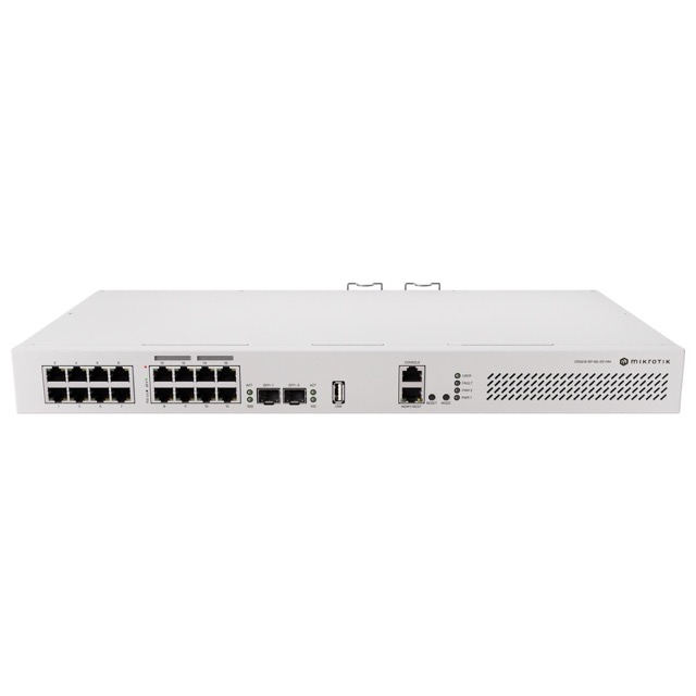 Router MikroTik CRS418-8P-8G-2S+RM 16x1GE, 2x SFP+, 8x PoE+