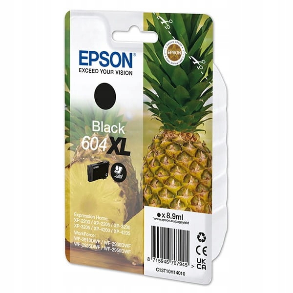 Tusz Epson 604XL  T10H1  Black  500 str.