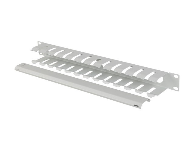 Organizer kabli 19'' 1U Typ A szary Lanberg - obrazek 3