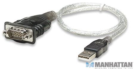 Adapter USB na 1 x RS232 Manhattan