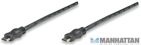 Kabel mini HDMI męski na mini HDMI męski 3.0m MANHATTAN