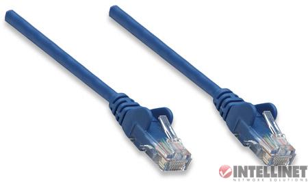 Kabel RJ45/RJ45 3 m Patchcord Kategoria 5e Niebieski - obrazek 2