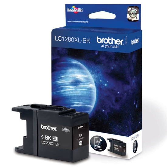 Tusz Brother LC1280XLBK Black 2400 str.