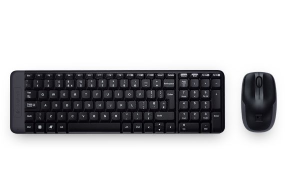 Zestaw bezprzewodowy klawiatura + mysz Logitech MK220 - obrazek 2