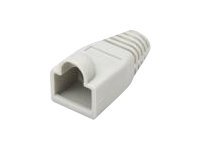 Wtyk RJ45 osłonka 10 szt. Szara Intellinet