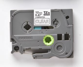 Taśma do drukarki etykiet Brother TZE135 12 mm Biały na Przeźroczystym - obrazek 2