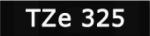 Taśma do drukarki etykiet Brother TZE325  9mm Biały na Czarnym