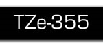 Taśma do drukarki etykiet Brother TZE355  24mm Biały na Czarnym