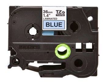 Taśma do drukarki etykiet Brother TZE561 36mm Czarny na Niebieskim - obrazek 4