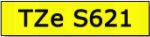 Taśma do drukarki etykiet Brother TZeS621  9mm Czarny na Żółtym