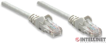 Kabel RJ45/RJ45 10 m Patchcord Kategoria 5e Szary - obrazek 2