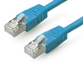 Kabel RJ45/RJ45 1 m Patchcord Kategoria 6 Niebieski Gembird FTP