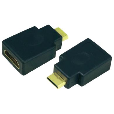 Adapter mini HDMI męski na HDMI męski LogiLink