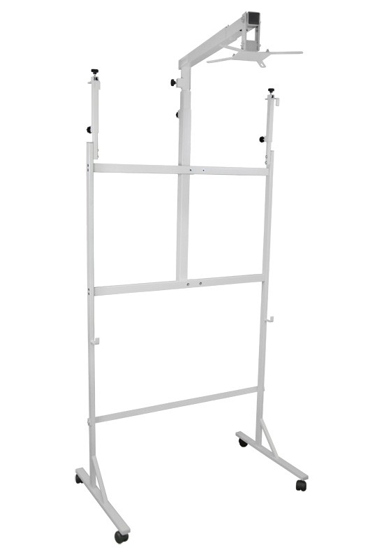 Statyw mobilny do tablic interaktywnych z wysięgnikiem na projektor Avtek