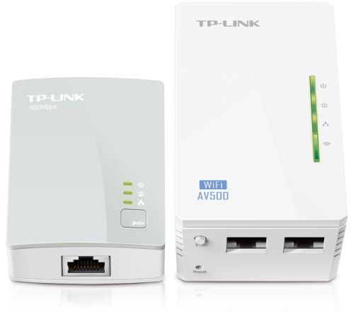 HomePlug TP-Link TL-WPA4220 KIT Wi-Fi N300 PowerLine Extender 300Mbps StarterKit AV600 - obrazek 2