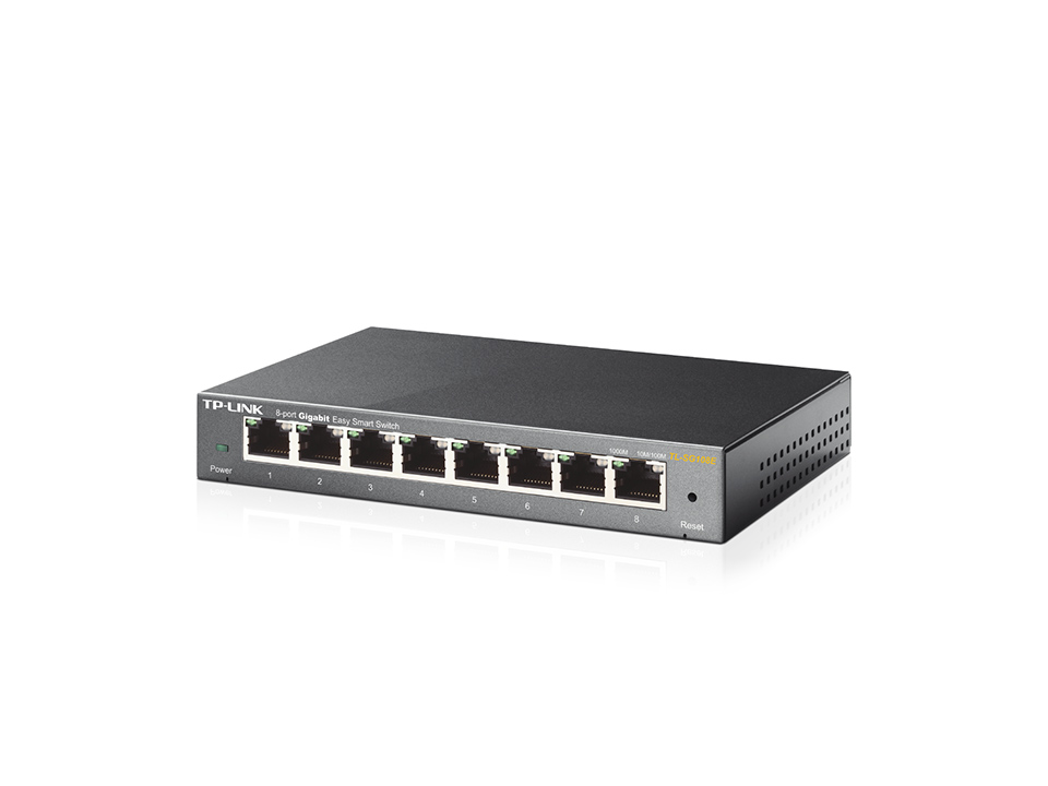 Switch TP-Link TL-SG108E 8x10/100/1000 MB/s Easy Smart - Metalowa obudowa - obrazek 4