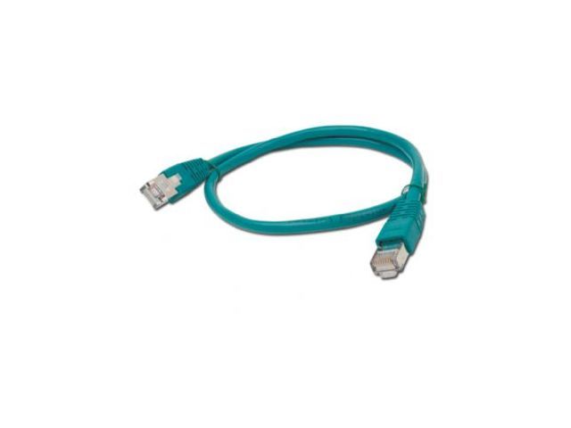Kabel RJ45/RJ45 0.5 m Patchcord Kategoria 5e Zielony