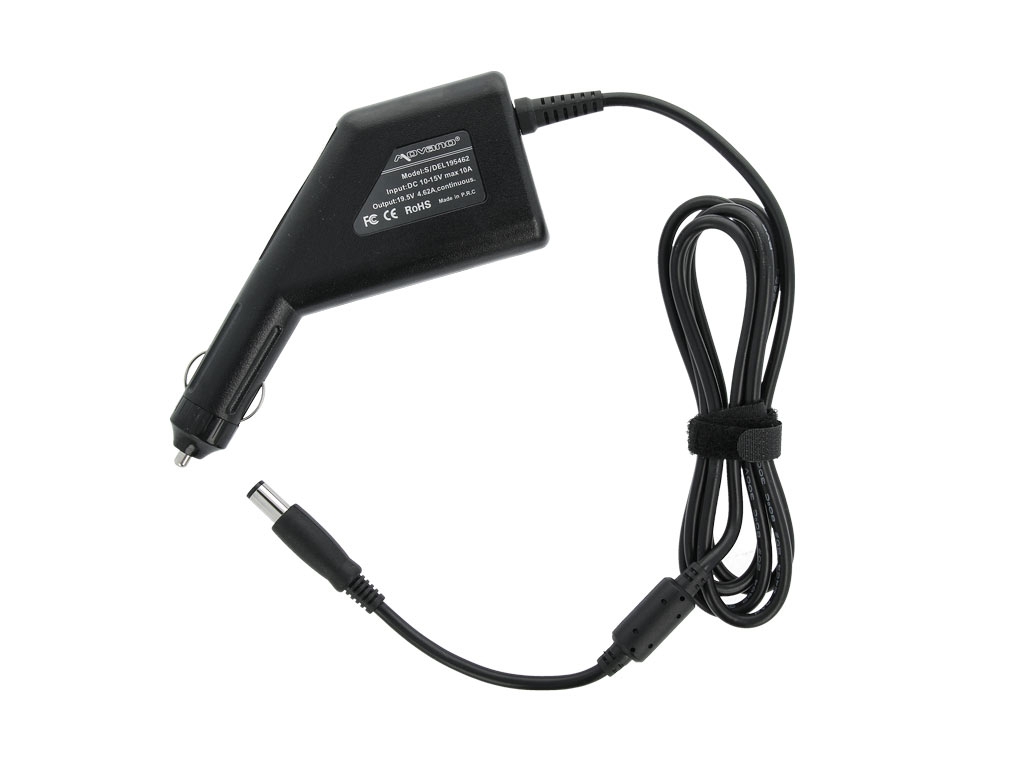 Zasilacz samochodowy do laptopa Dell 19.5V 90W 7,4x5,0mm - obrazek 3