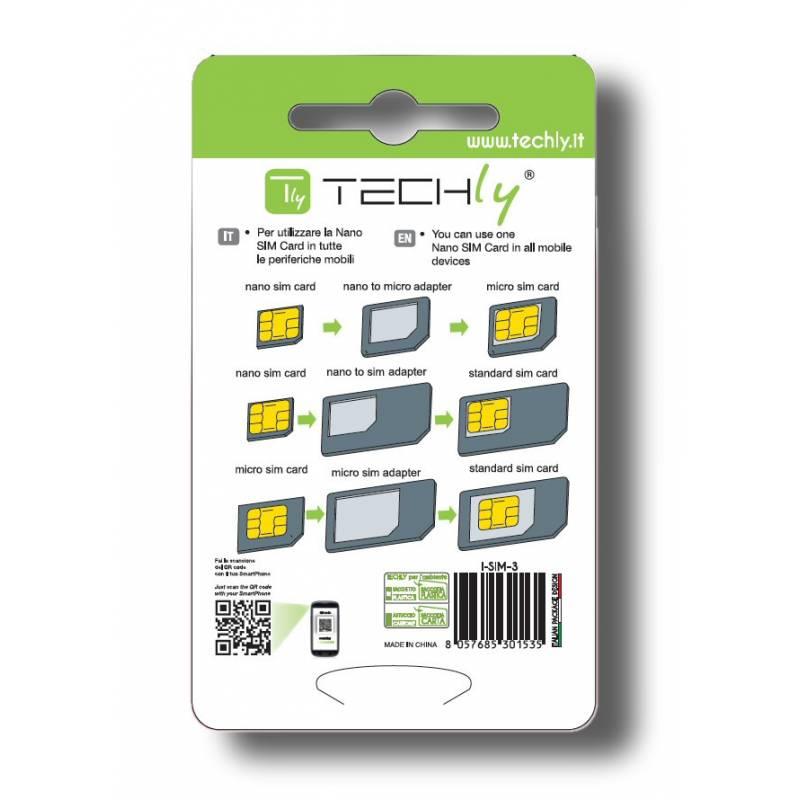 Adapter karty SIM, nano-SIM, Micro-SIM Techly - obrazek 4