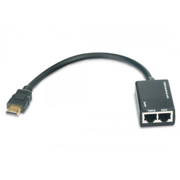 Extender HDMI po skrętce kat5e/6 do 30m Full HD 3D Techly - obrazek 3