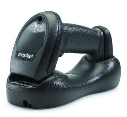 Czytnik kodów kreskowych Zebra Bezprzewodowy 1D LI4278 USB Baza  Grafitowy