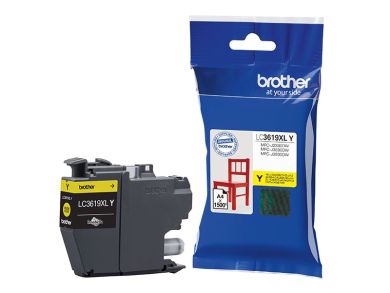 Tusz Brother LC3619XLY  Yellow  1500 str.