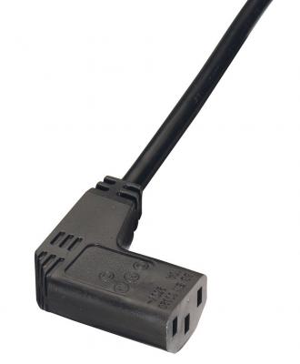 Kabel zasilający do komputera 2.0 m Kątowy - obrazek 2