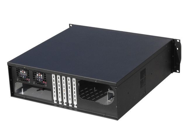 Obudowa Gembird serwerowa ATX 19" 3U Czarna - obrazek 3