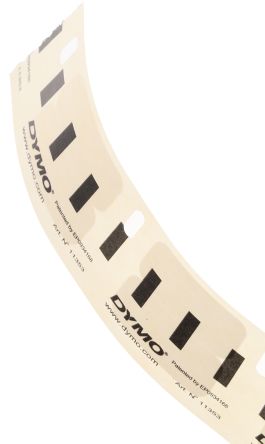 Taśma do drukarki etykiet Dymo LW 13 mm x 25 mm biała taśma/czarny nadruk - obrazek 4