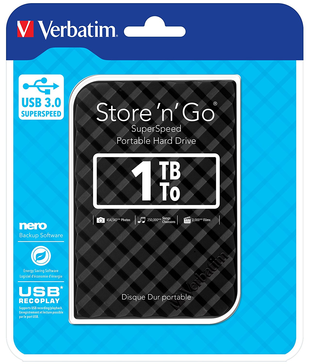 HDD USB 3.0 1TB Verbatim Store ''n'' Go GEN 2 - obrazek 2