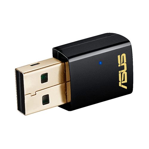 Bezprzewodowa karta sieciowa USB Wi-Fi AC600  802.11ac  Asus USB-AC51