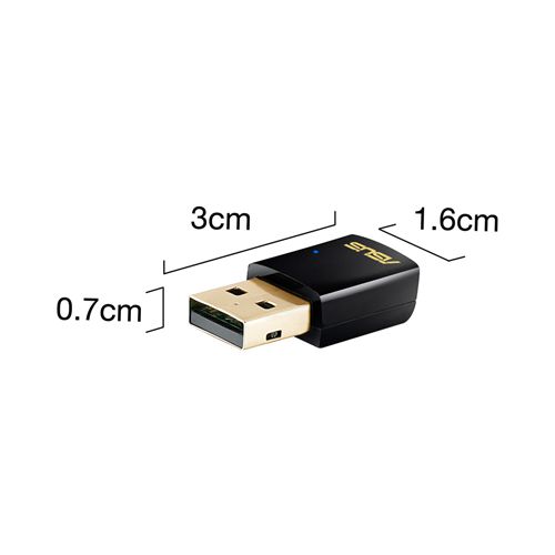 Bezprzewodowa karta sieciowa USB Wi-Fi AC600 802.11ac Asus USB-AC51 - obrazek 4