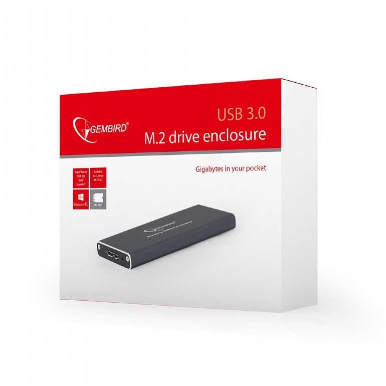 Obudowa do SSD M.2 USB 3.0 Gembird - obrazek 2