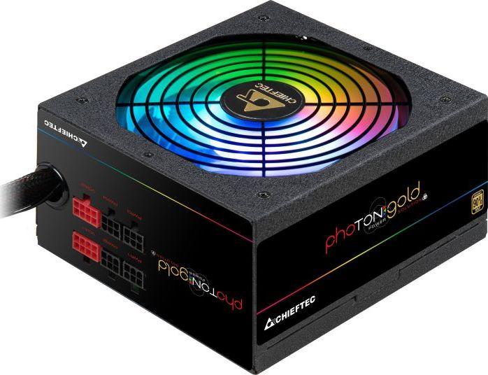 Zasilacz ATX   650W  Chieftec A-90 RGB  Modularny  80 Plus Gold