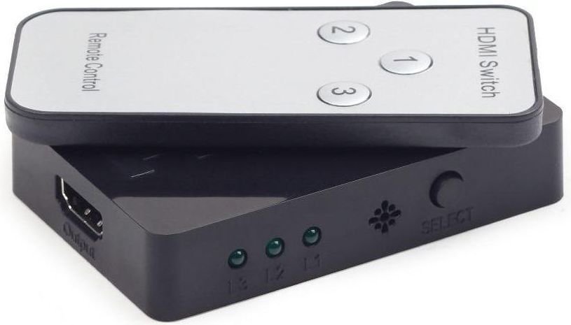 Przełącznik - Switch HDMI 3/1 - 3 nadajniki - 1 odbiornik Gembird