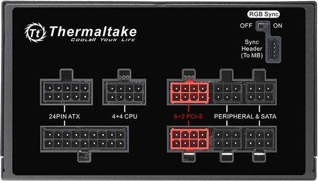 Zasilacz ATX 750W Thermaltake Toughpower Grand RGB Sync 80 Plus Gold - obrazek 4
